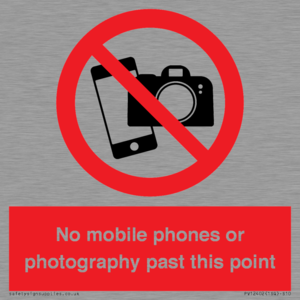 No mobile phones or photography past this point